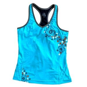 ZOIC Women's Tailwind Cycling Tank Top Built In Bra Back Pocket (Size S)‎